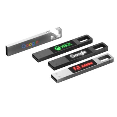 64 GB Metal Işıklı USB Bellek